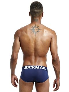 Привлекательные брифы из дышащего хлопка темно-синего цвета JOCKMAIL RTJM2023-16